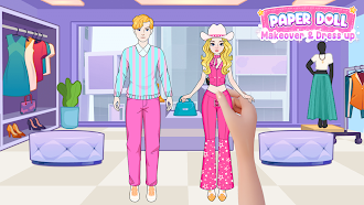 Game screenshot Paper Doll Makeover & Dress Up mod apk