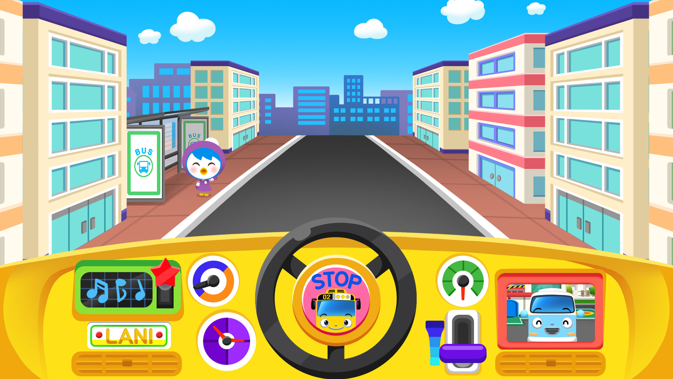 Android application Tayo Bus Game - Bus Driver Job screenshort