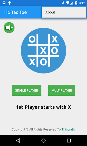 Tic Tac Toe Screen 2