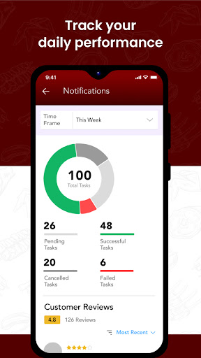Android application Zutton Delivery screenshort