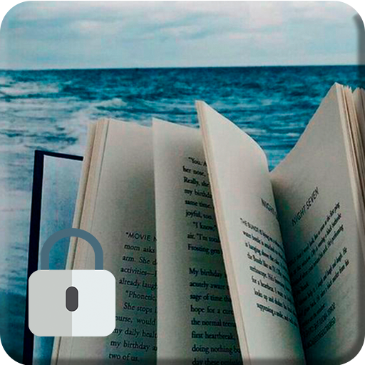 Book Reading Sea Rose  HD Lock