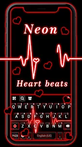 Bàn phím Neon Red Heartbeat