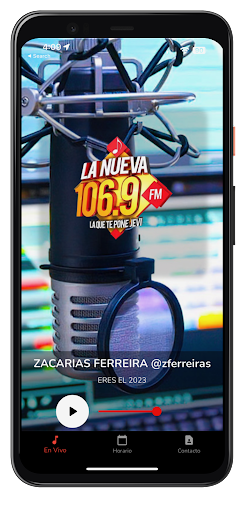 Android application La Nueva 106 FM (Santiago) screenshort