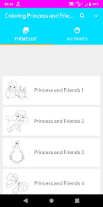 Coloring Princess and Friends 1.0.0 APK + Mod (Free purchase) for Android