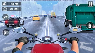 Motorcycle Traffic Racing Game - Screenshot 2