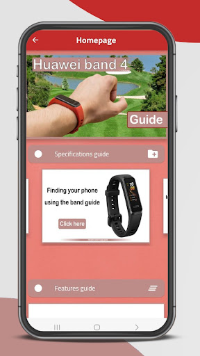 Huawei band 4 app | guide Screen 2
