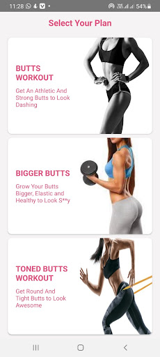 Android application Butts Workout , Female Yoga screenshort