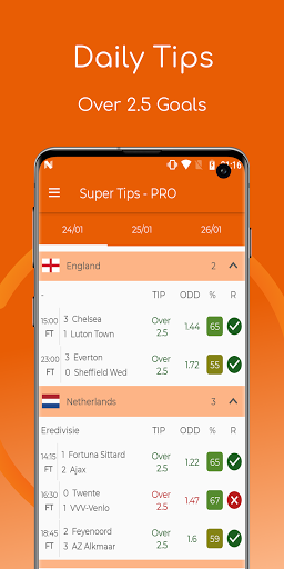 Android application Super Tips: Goals and BTTS screenshort