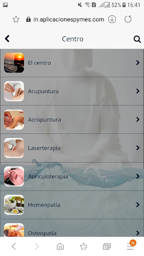 Centro Terapéutico Galileo. Screen 3