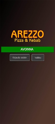 Android application Arezzo Pizza and Kebab screenshort