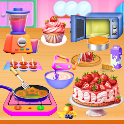 Значок приложения "Strawberry Cakes Maker Bakery"