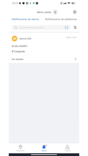 Android application IN-TRACK screenshort