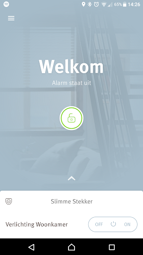 Android application Alarmsysteem WoonVeilig screenshort