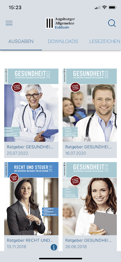 Android application Augsburger Allgemeine Exklusiv screenshort