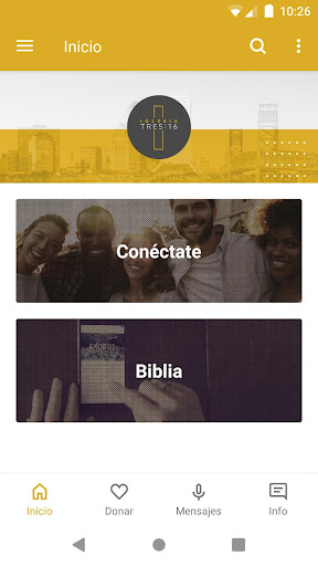 Android application Iglesia Tres 16 screenshort