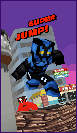 Blue Beetle Superhero Run Screen 2