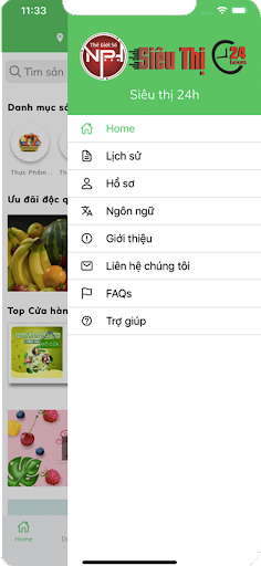 Siêu thị 24h Shop Screen 2