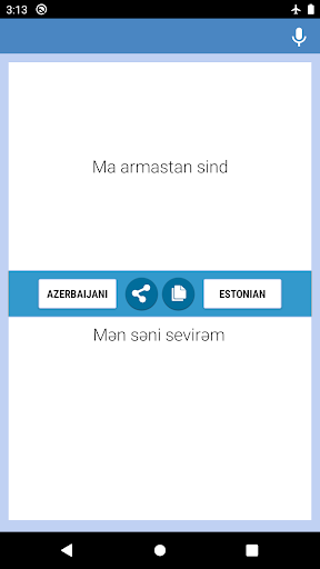 Aserbaidžaani-Eesti Tõlkija Screen 2