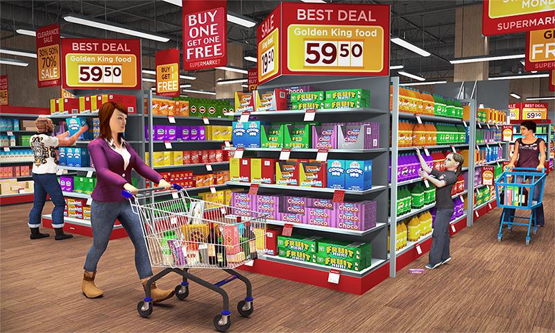 Supermarket Game Shopping Game 8.0 APK + Mod (Unlimited money) untuk android