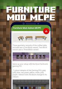 Furniture Mod Addon MCPE 1.1 APK screenshots 4