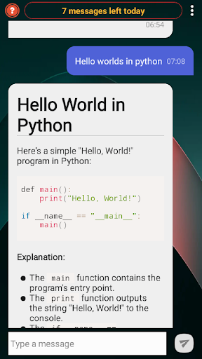 App preview