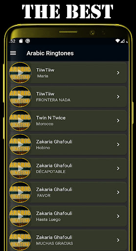 Arabic Ringtones App Screen 2