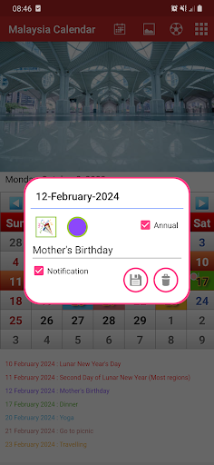 Malaysia Calendar 2024 Screen 2