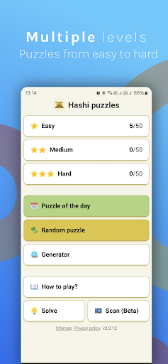 Hashi Puzzles Screen 3