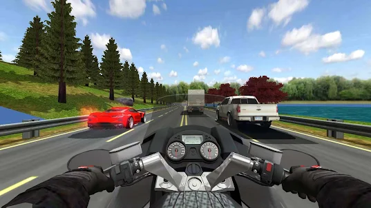 Moto Rider:Autobahn-Rennspiel