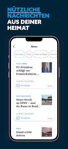 sh:z HÖRBAR – regionale News Screen 3