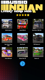 Bussid Indian Livery Horn Mod poster 2