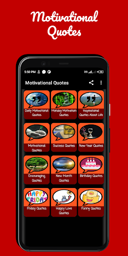Android application Daily Motivational Quotes screenshort
