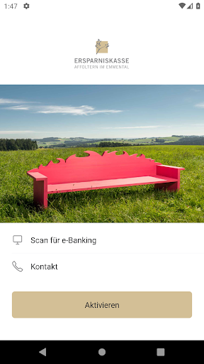 Android application EKA - Ersparniskasse Affoltern screenshort