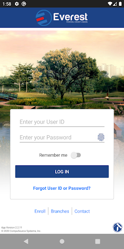 Android application Everest FCU screenshort