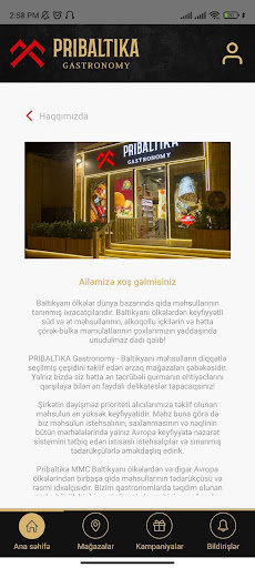 Android application Pribaltika screenshort