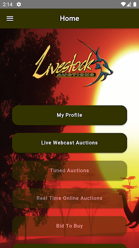 Android application Livestock Auctions screenshort