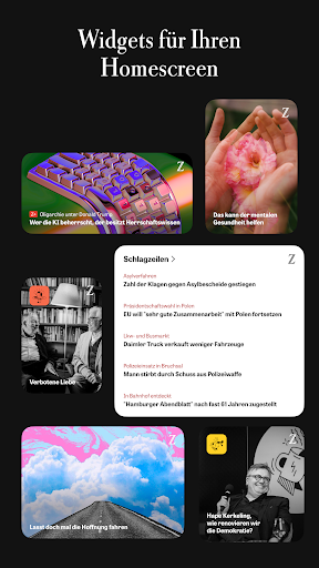 DIE ZEIT – Nachrichten Screenshot