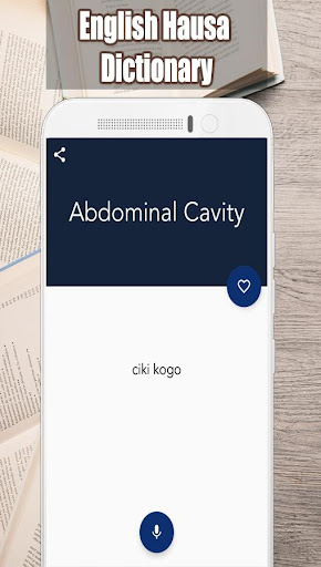 English Hausa Dictionary Screen 2