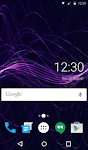 screenshot of Purple Waves Wallpaper