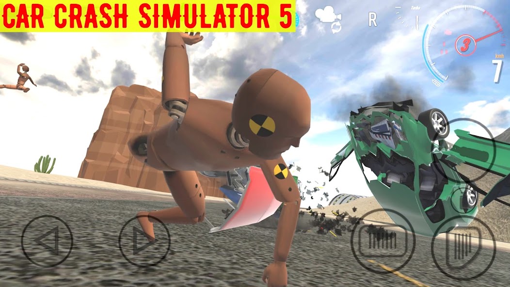 Car Crash Simulator 5 5 APK + Мод (Unlimited money) за Android