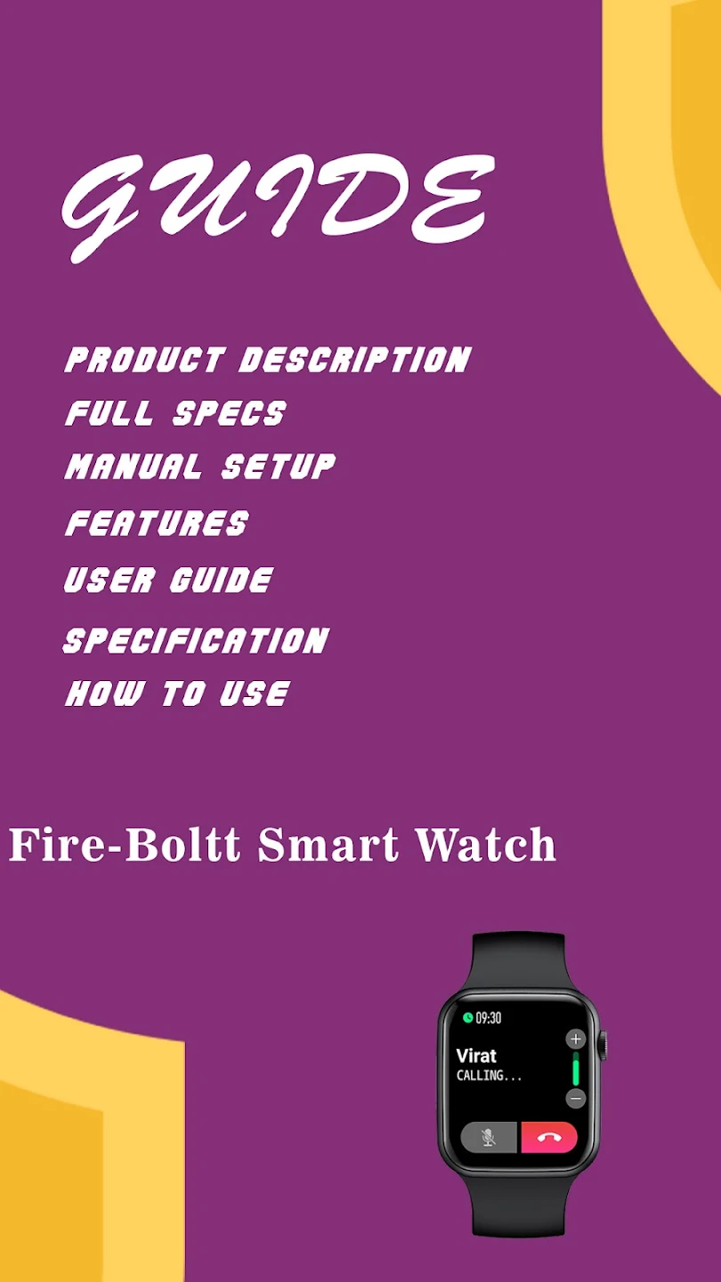 Fire-Boltt smartwtach appguide