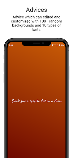 Android application Advices screenshort