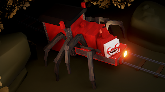 Spider Train Horror Monster