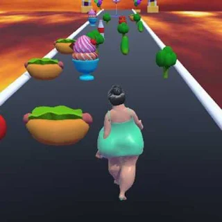 Fat Girl Run Girl Running Game apk