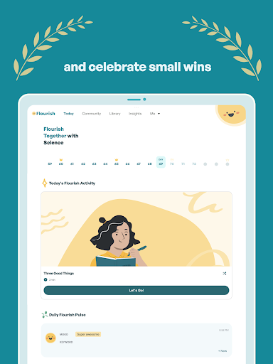 Screenshot of Flourish: AI Well-Being Buddy
