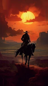 Cowboy Lock Screen Wallpaper