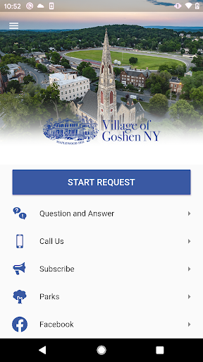 Android application Go Goshen screenshort