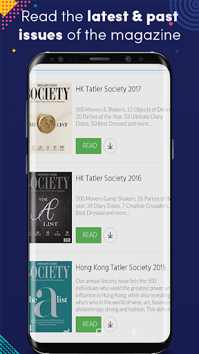 Android application Hong Kong Tatler Society screenshort
