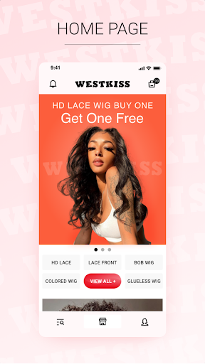 Android application WestKiss Hair screenshort