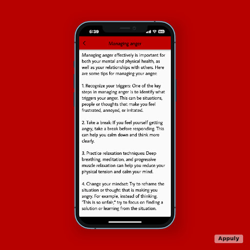 Managing anger Screen 2